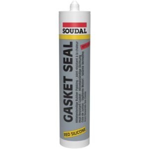 soudal gasket seal red silicone +285° 310ml