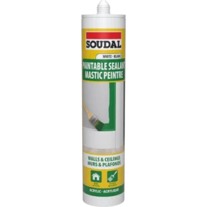 soudal paintable sealant mastic acrylic silicone 270ml