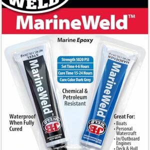 j b weld marine weld carded (2) 1 oz. twin tubes