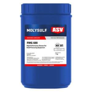 asv fmg 600 aluminum complex synthetic grease for food processing machinery upto +200°c 1kg