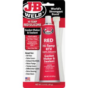j b weld hi temp red rtv (3 oz 85g)
