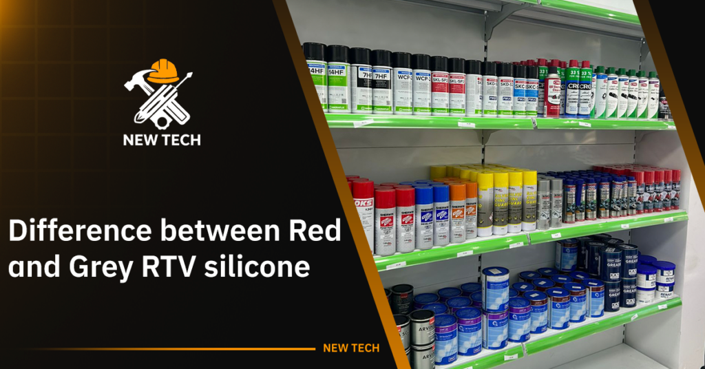 difference between red and grey rtv silicone