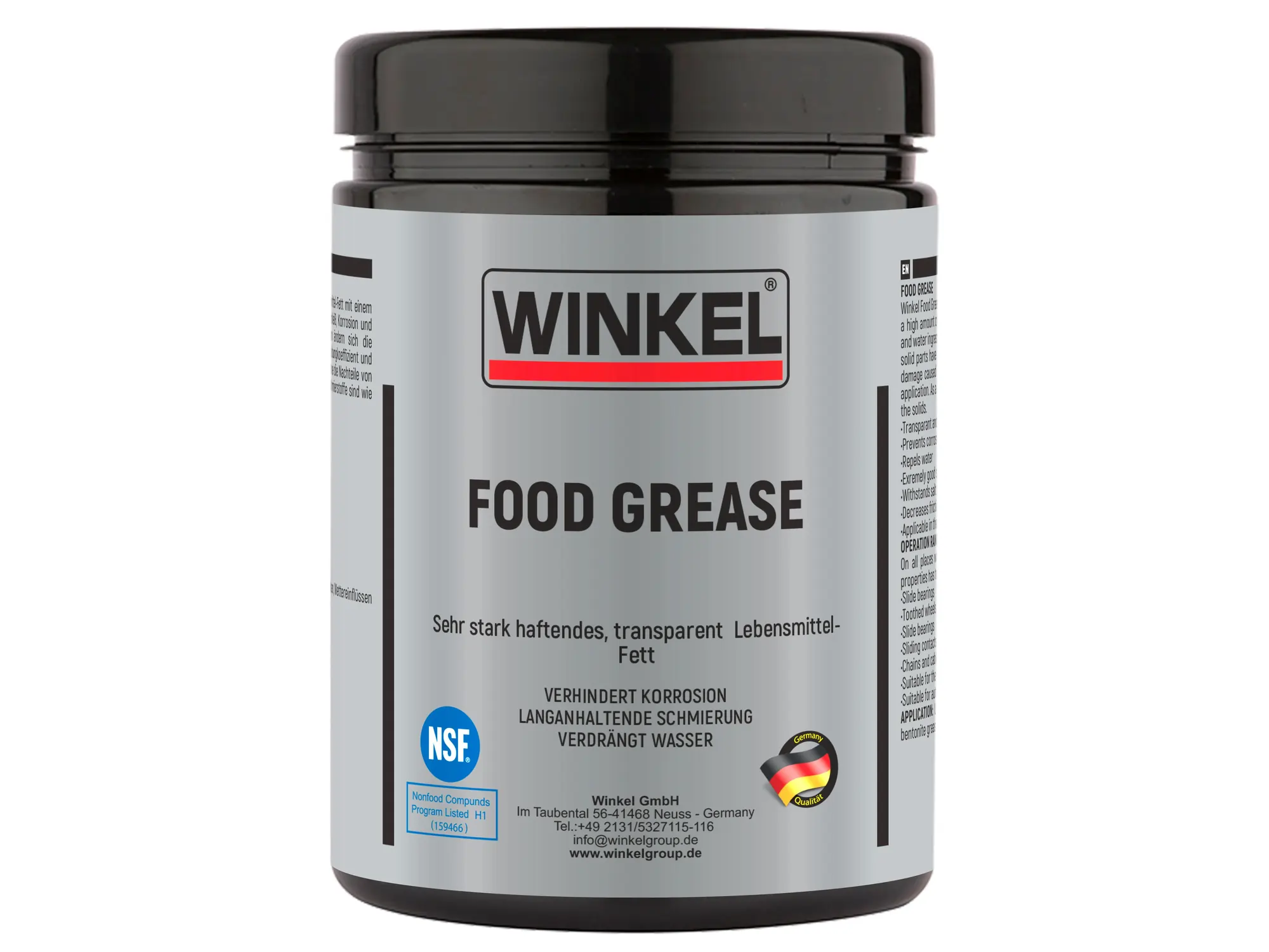 الرئيسية winkel food grade grease h1 , 1kg