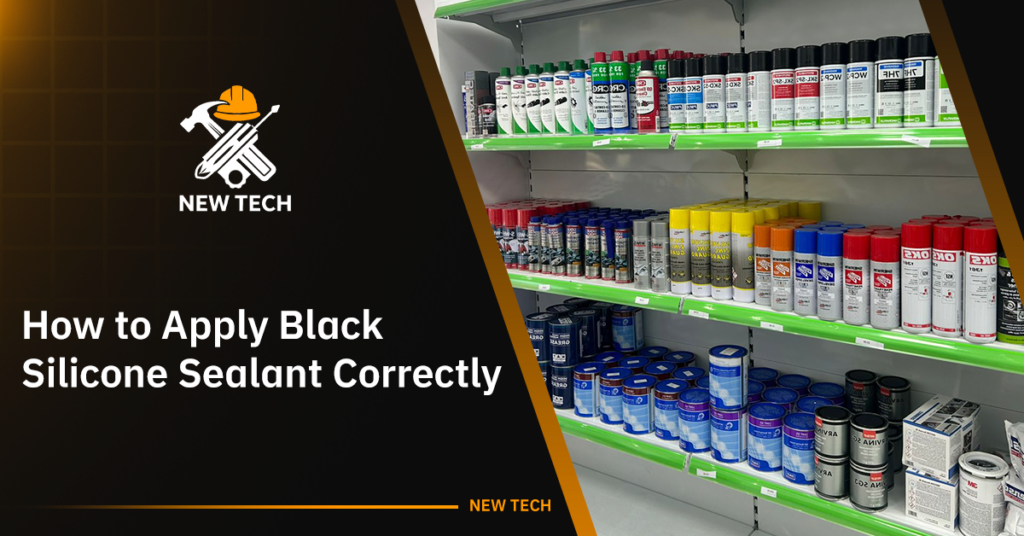 How to Apply Black Silicone Sealant Correctly