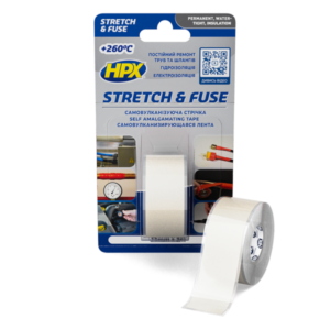 HPX Stretch & Fuse Transparent Repair Tape 25mm x 3m